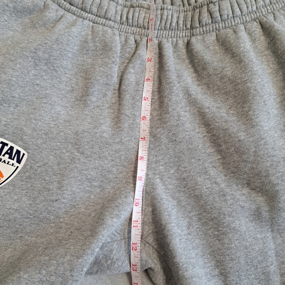 Nike Spartan Basketball Fleece Pants Mens Sz Medium Gray Jogger Sweatpants Logo - Picture 15 of 16